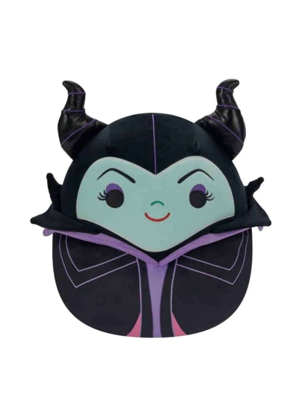 Disney Squishmallows Maleficent 8" Plush Toy - Soft Black & Purple Villain Theme
